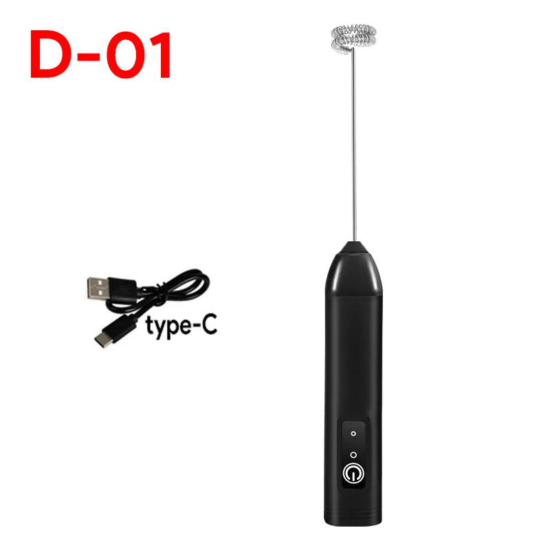 Rechargeable 3-Speed Milk Frother