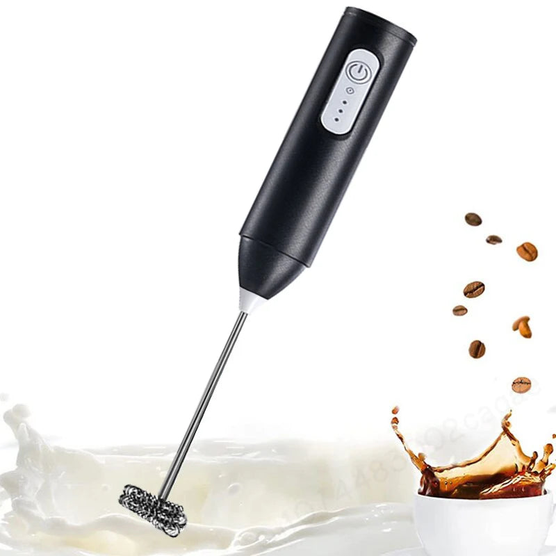 Rechargeable 3-Speed Milk Frother
