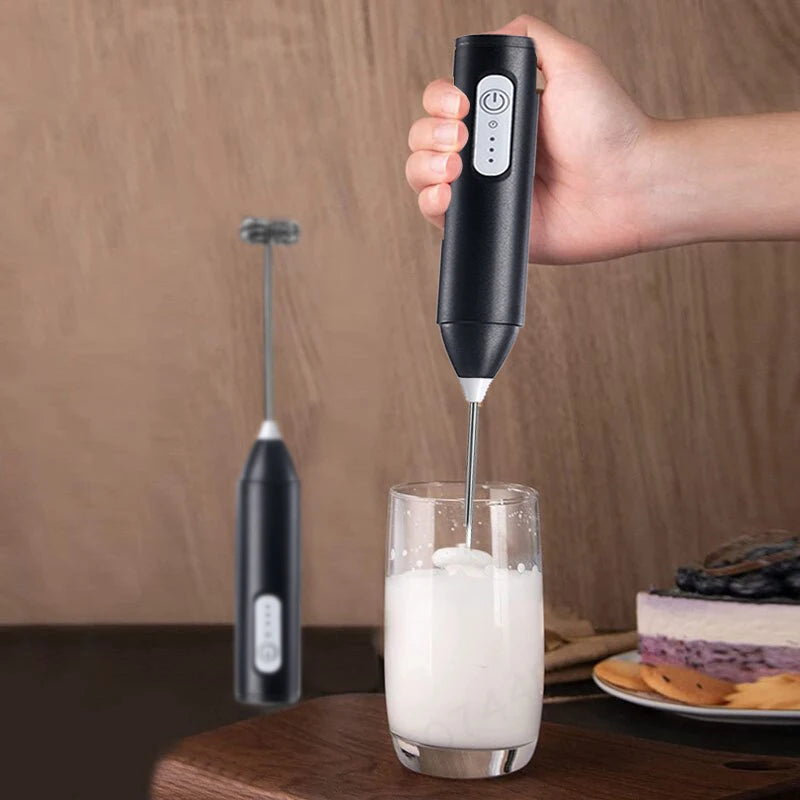 Rechargeable 3-Speed Milk Frother