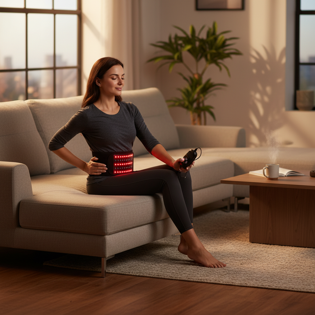 Infrared Light Therapy Belt for Back & Muscle Pain Relief